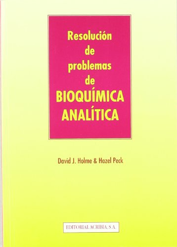 Libro Resolucion De Problemas De Bioquimica Analitica De D J