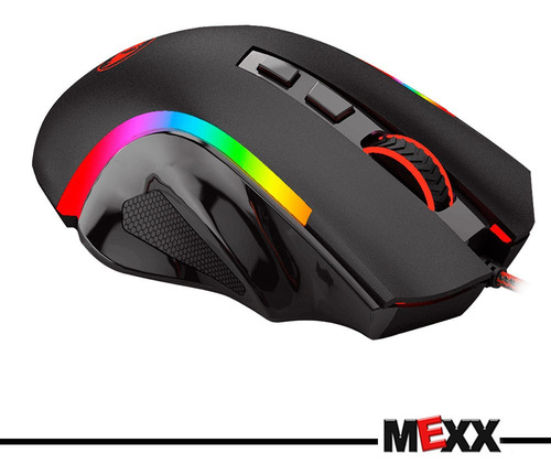 Kit de teclado y mouse gamer Redragon K551RGB-BA
