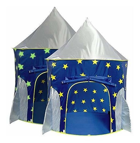 Magictent - Tienda De Campaña Para Niños En Forma De Cohete