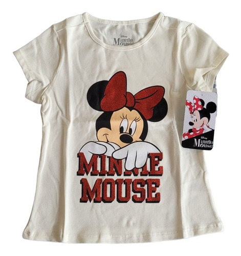 Polera Niña Minnie Mouse Disney