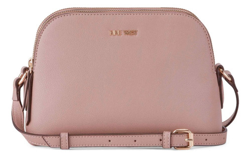 Bolsa Cross Body Nine West Ngm119369 Mujer Acabado de los herrajes Niquel Color Rosa pálido Color de la correa de hombro Rosa claro Diseño de la tela Liso