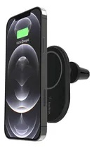 Comprar Soporte Magnético Para Auto Con Carga Inalámbrica 10w Belkin Color Negro