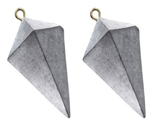 2 Chumbada Capela 120g - Chumbo Pesca De Arremesso