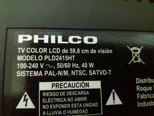 Tira Led Sanyo Lce24xh15 Noblex 24ld873ht Philco Pld2415ht (Usado)