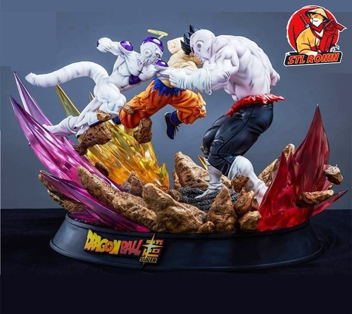 Diorama Goku Dragon Ball Super - Stl - Para Impresión 3d