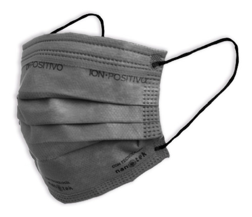 Imagen 2 de 10 de Barbijo Ion Positivo X 3u Tapaboca Mascarilla Nanoparticulas