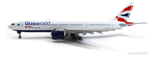 Avion Boeing 777-200er British Oneworld Flaps Escala 1:400