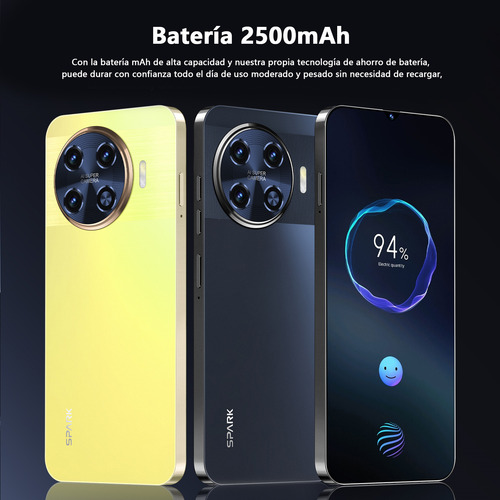 Android Celulares Spark 20 Pro+ 6.28 Pulgadas Barato Ram2gb Y Rom16gb