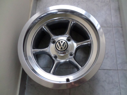 Roda Gaucha Para Buggy Bugre Sem Uso 14x6 Pol. Valor De Uma!