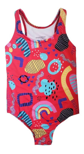 Maiô Infantil Dedeka Roupa De Praia Antibacteriano Uv 50+