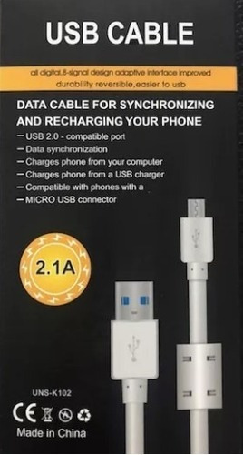 Puntotecno - Cable Datos Y Carga Usb A Microusb High Quality