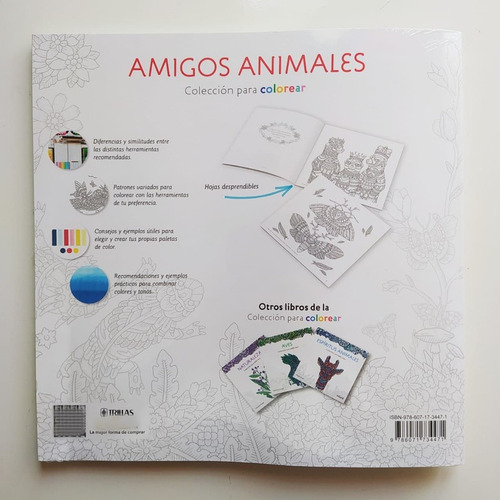 Amigos Animales Colección Mandalas Colores Editorial Trillas