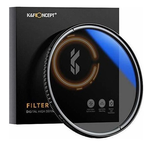 Kyf Concept Filtro De Vidrio Polarizador Circular De 82 Mm U