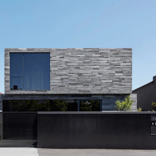 Pedra Hitam Tijolo Bruto Hitam Brick 23x75 Black Lava Brick