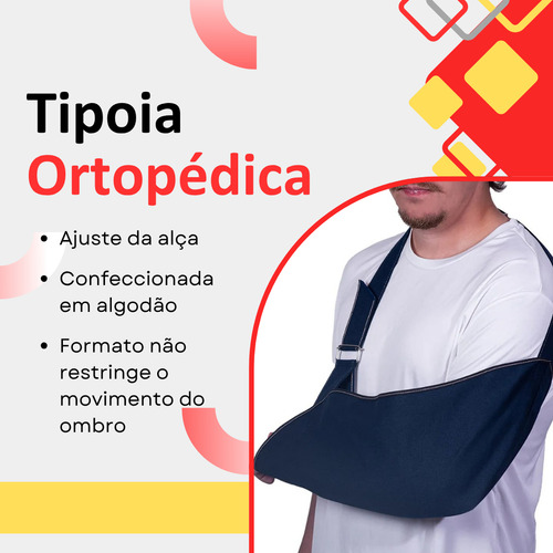Cabestrillo Ortopédica Bilateral Mercur Com Ajuste Fivela