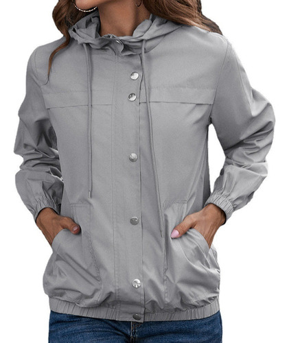 Chamarra Deportiva Impermeable Top Mujer