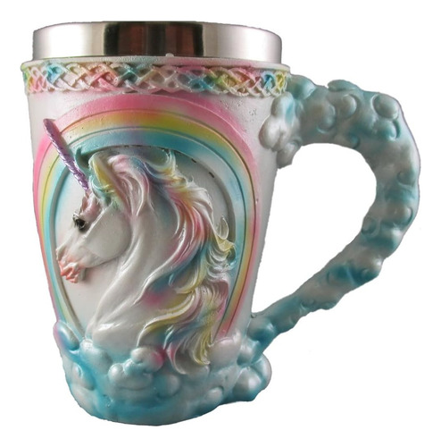 Taza De Café De Unicornio Arcoíris, Linda Jarra Mítica, Vaso