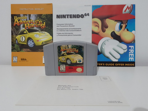 Jogo Beetle Adventure Racing Nintendo 64. (Usado)