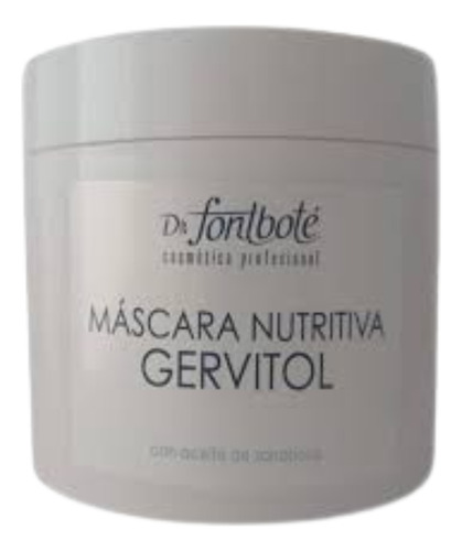 Mascara Nutritiva Gervitol Con Aceite De Zanahoria 500gr 