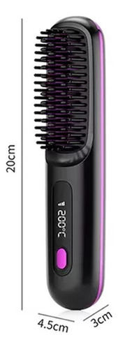 Alisador De Cabelo, Portátil, Recarregável Por Usb