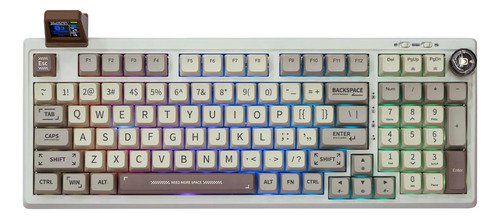 Teclado Mecánico Rt100, Teclado Retro Para Juegos, Con Panta