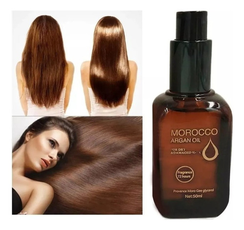 Aceite D Argan 100% Natural Cabello Maltratado 50ml Calidad