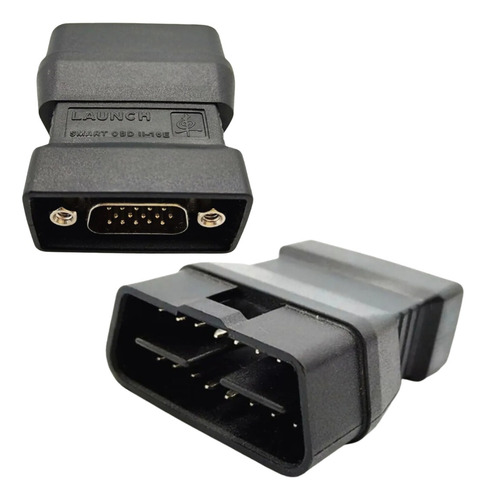 Conector Plug Cabo Launch Db15 Pinos Conversor Obd2 16 Pinos