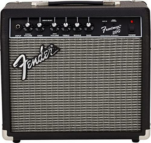 Amplificador Combo De Guitarra Fender Frontman 20g - Negro C