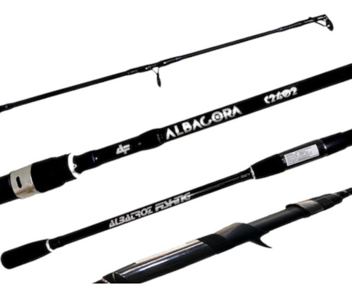 Vara Albacora Albatroz  2,40mt Carbono 50lbs Pesqueiro Tamba