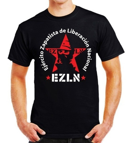 Súper Playeras Ezln Y Marcos, Dama Y Caballero Alienwall