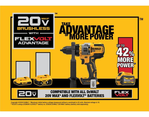 Combo Dewalt Xr Max Flexvolt 20v Brushelss Inalámbrico