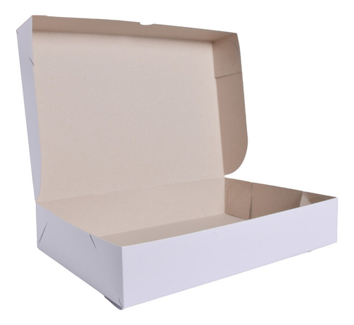 Caixa De Presente Branca R1 22x15,5x5 Com 100 Unidades