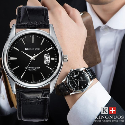 Reloj Kingnuos Elegant Black Original
