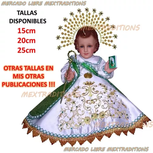 Vestido De Niño Dios San Judas Tadeo 15cm 20cm 25cm  | Envío gratis