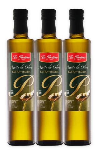 Azeite Italiano La Pastina Extra Virgem 500ml (3x)