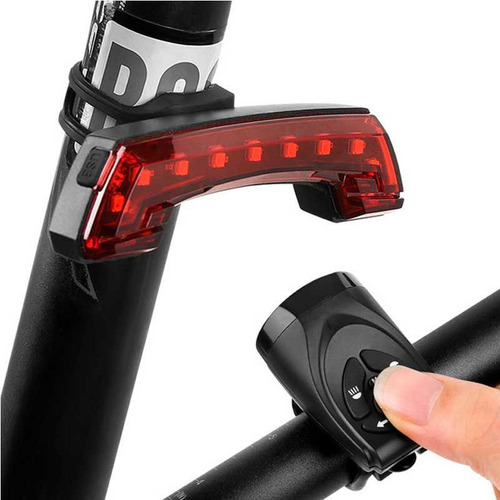 Luz Bicicleta Recargable Usb Señalizador 900 Mah Inhalambric