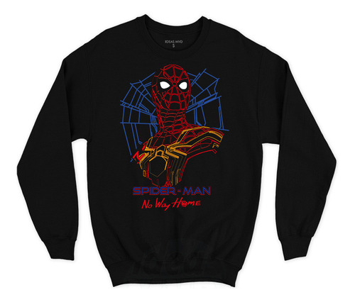 Buzo Spider Man 001 (negro:) Ideas Mvd