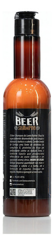 Shampoo Beer Lunix Barber Shop Masculino Refrescante 300ml