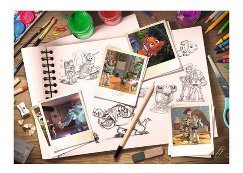 Bocetos Sketches Disney Pixar Rompecabezas Ravensburger
