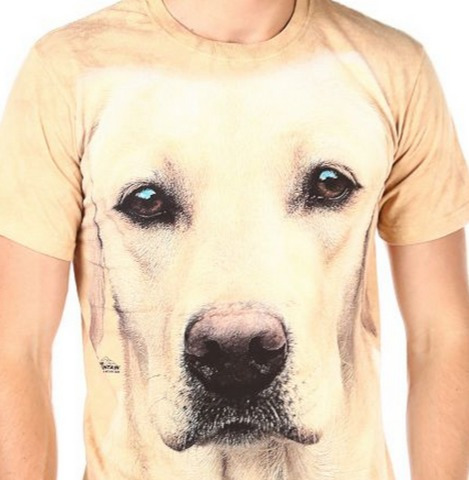 Polo Labrador Estampado Realista - Polo Americano Unisex