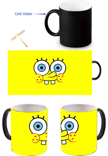 Mug Mágico Bob Esponja Pocillo Nickelodeon