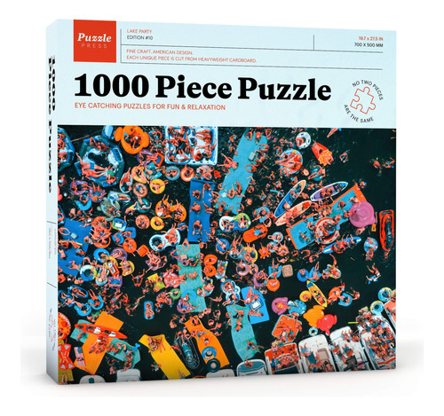 Puzzle Press | Lake Party Puzzle 1000 Piece Adult Jigsaw Puz