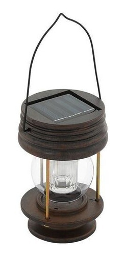 Luminaria Farol Solar Decorativa Mesa Jardin Exterior