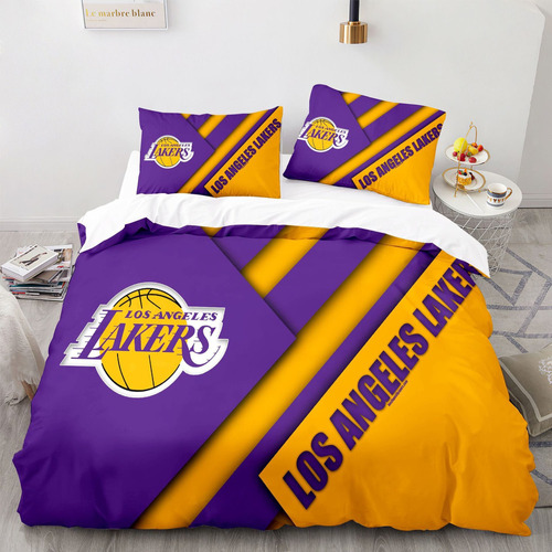 Funda De Edredón Del Equipo De La Nba Los Angeles Lakers