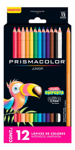 Prismacolor Junior Escolar 12 Lápices Colores Dibujo