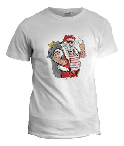 Camiseta Personalizada Papai Noel Radical - Natal - Giftme