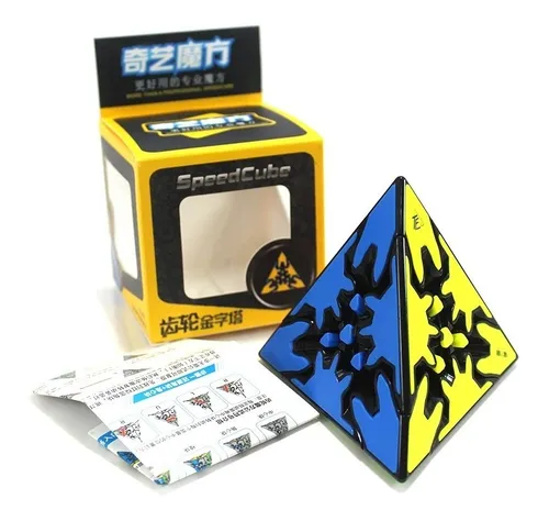 Cubo Rubik Piramide Qiyi Gear Pyraminx 3x3 Speedcube