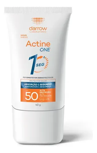 Darrow Actine One Protetor Solar Dermatológico Facial Sem Cor FPS...