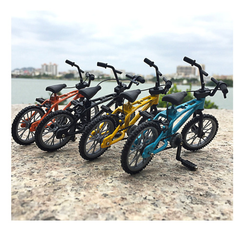 4 Peças Brinquedo Dedo Bicicleta Dedo Bmx