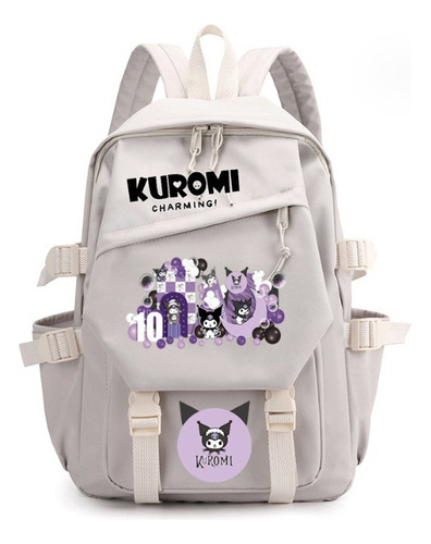 Js Mochila Escolar De Gran Capacidad Kuromi Melody